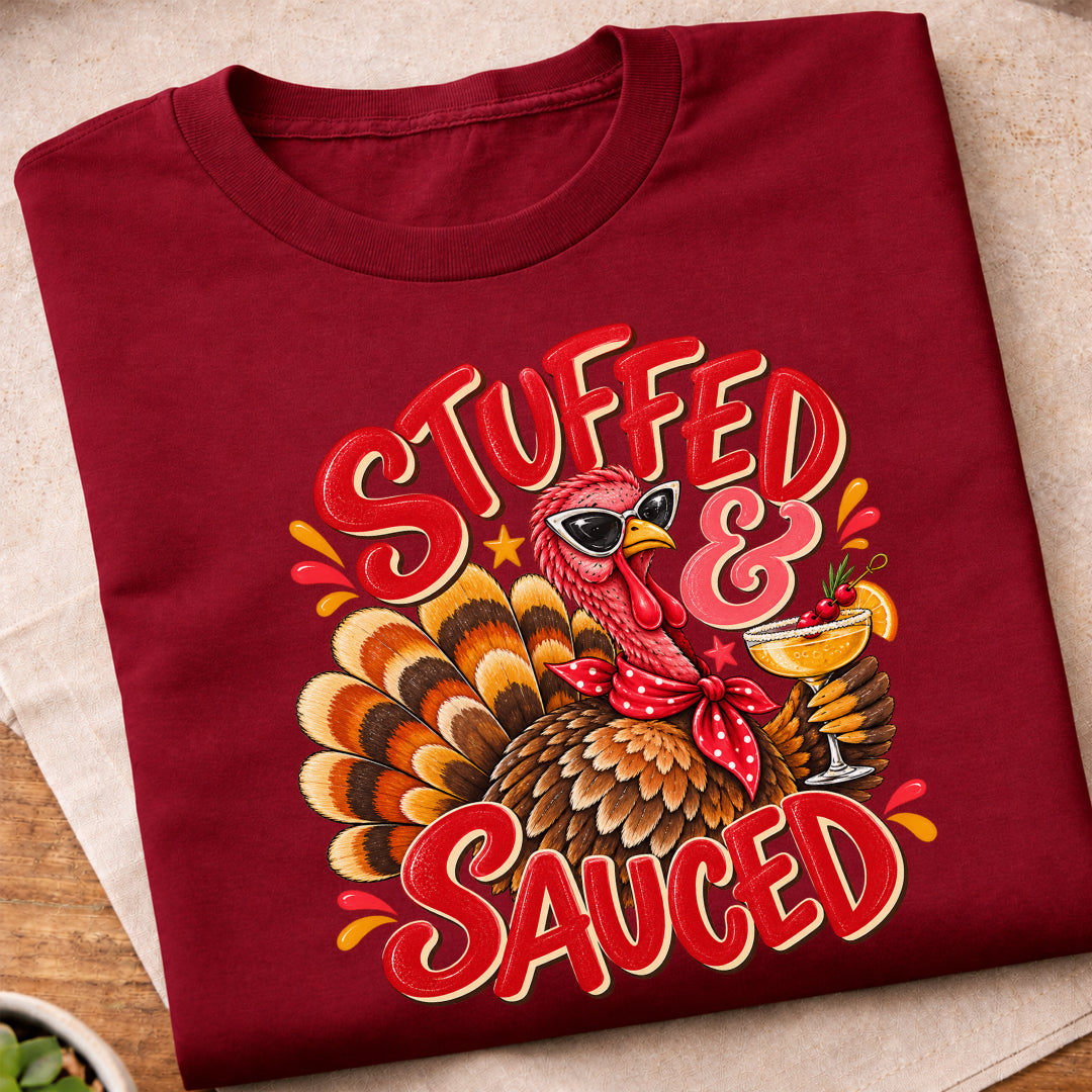 Stuffed And Sauced Turkey T-Shirt