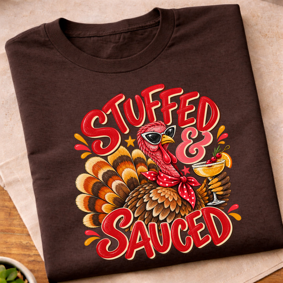 Stuffed And Sauced Turkey T-Shirt