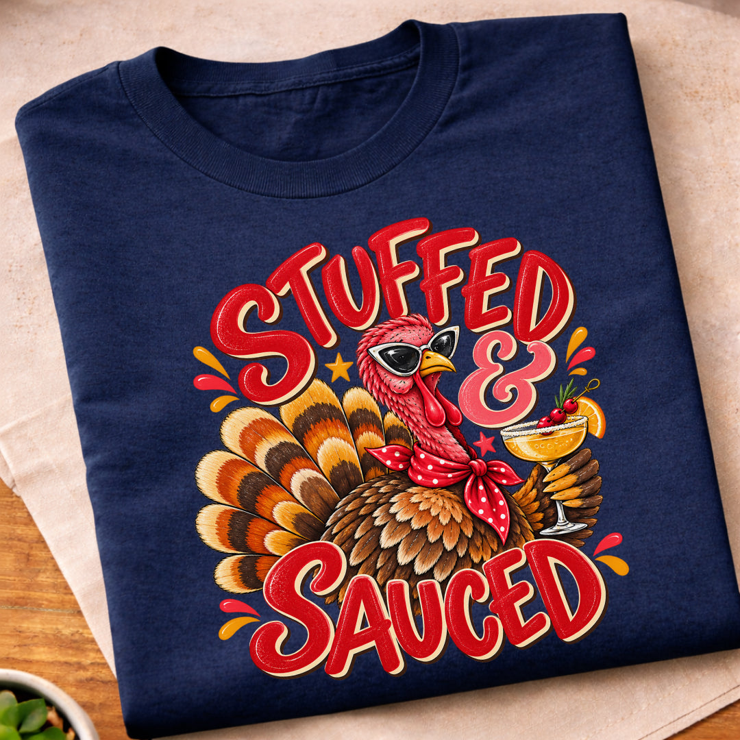 Stuffed And Sauced Turkey T-Shirt