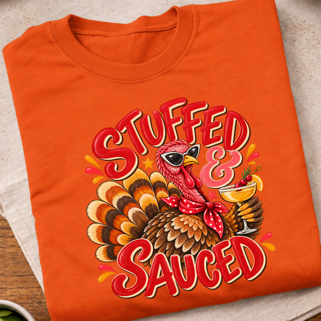 Stuffed And Sauced Turkey T-Shirt