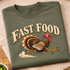Fast Food Running Turkey T-Shirt