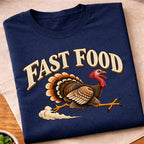 Fast Food Running Turkey T-Shirt