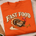 Fast Food Running Turkey T-Shirt