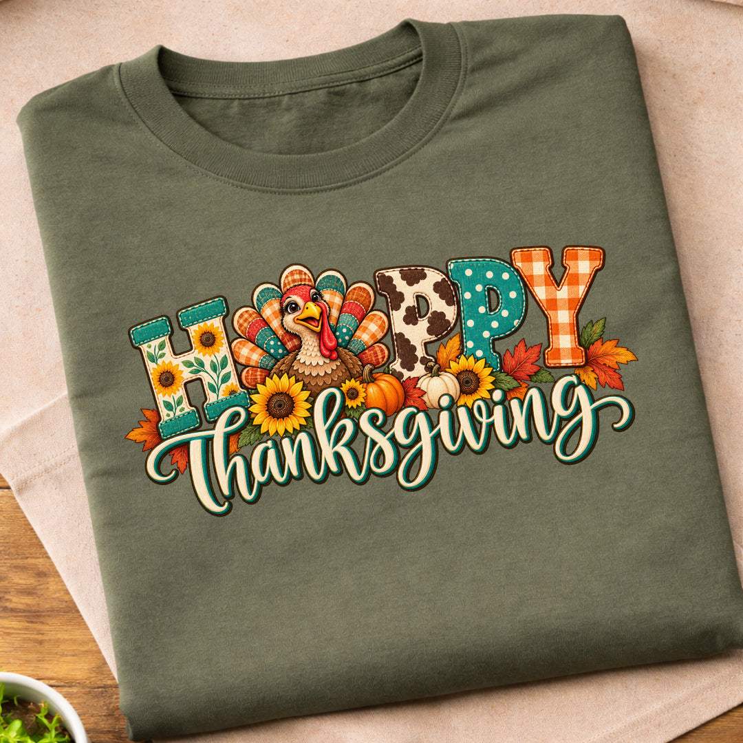 Happy Thanksgiving Turkey T-Shirt