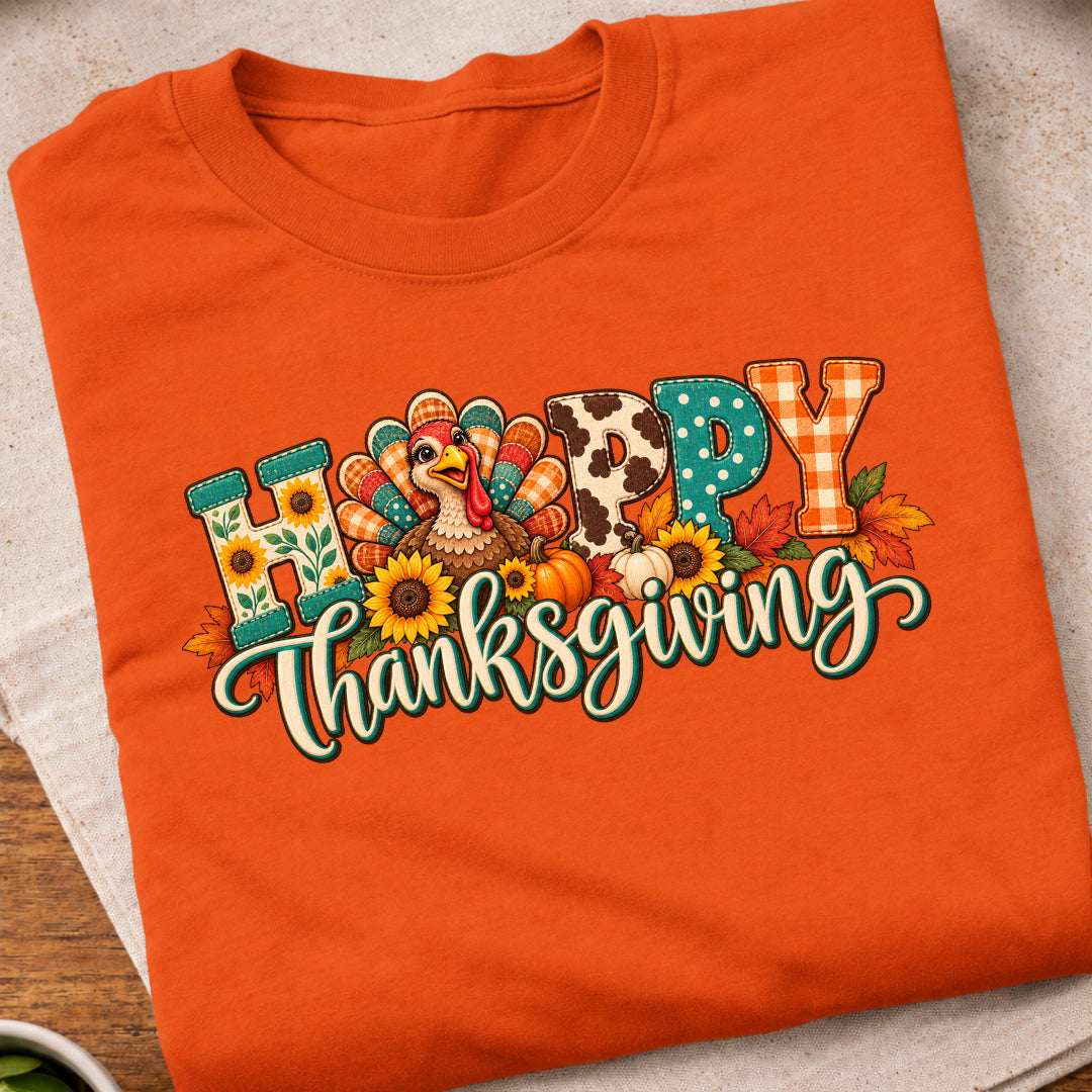 Happy Thanksgiving Turkey T-Shirt