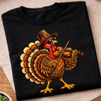 Turkey Playing Violin T-Shirt