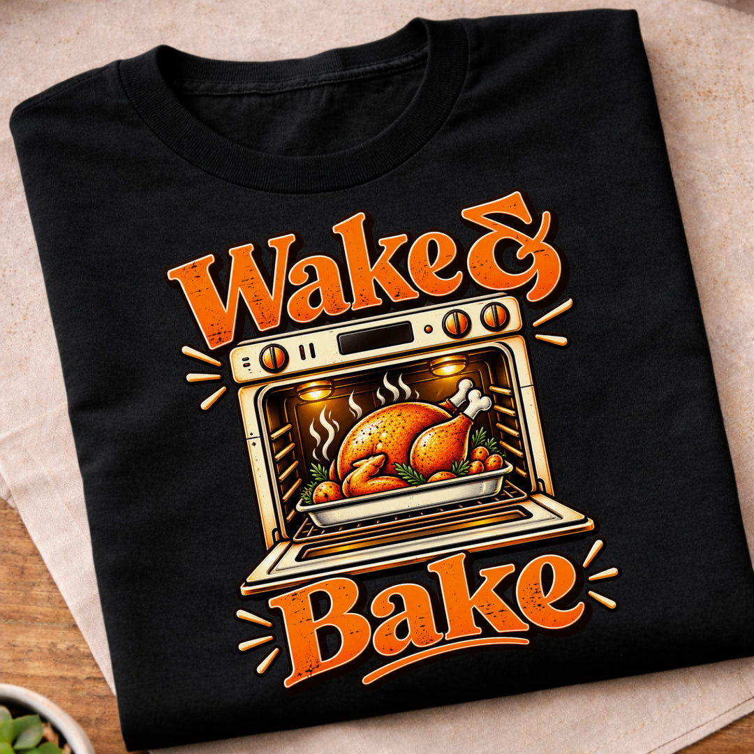 Wake And Bake Thanksgiving Turkey T-Shirt