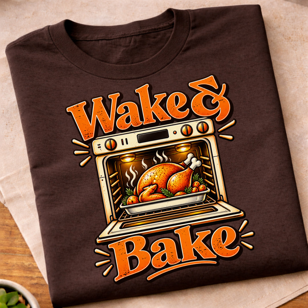 Wake And Bake Thanksgiving Turkey T-Shirt