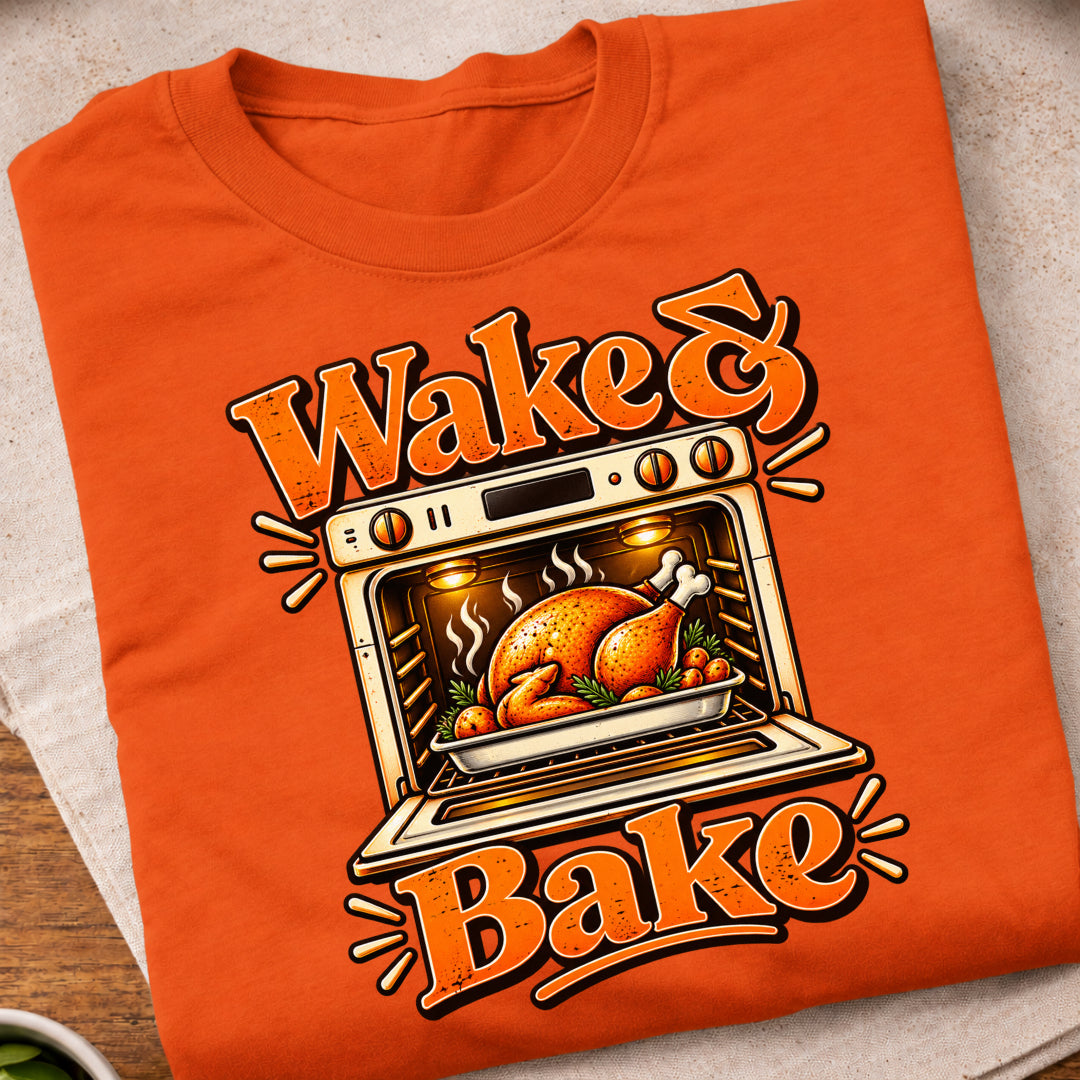 Wake And Bake Thanksgiving Turkey T-Shirt