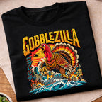Gobblezilla Giant Turkey Cruise T-Shirt