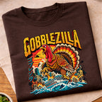 Gobblezilla Giant Turkey Cruise T-Shirt