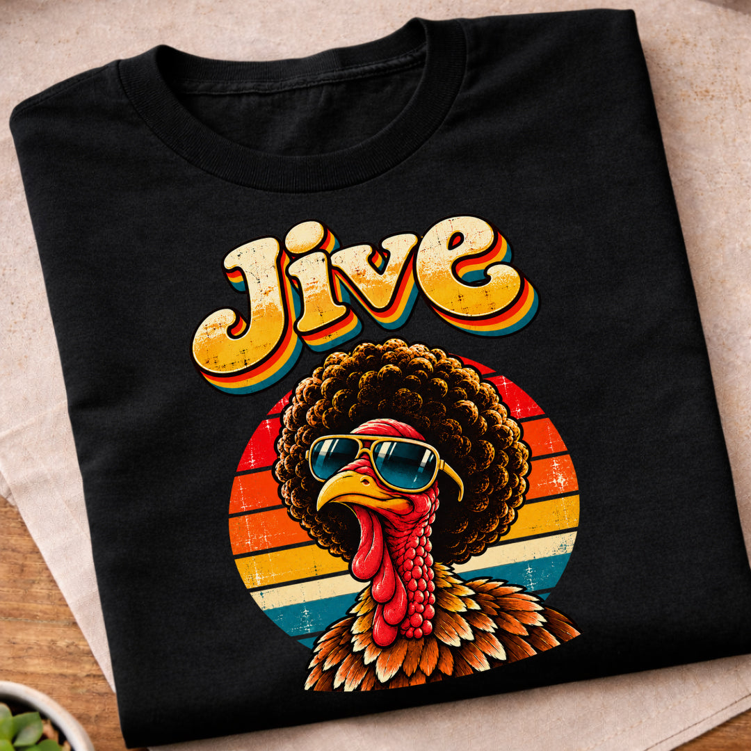 Jive Disco Turkey Retro T-Shirt