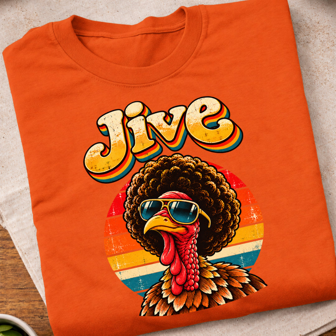 Jive Disco Turkey Retro T-Shirt
