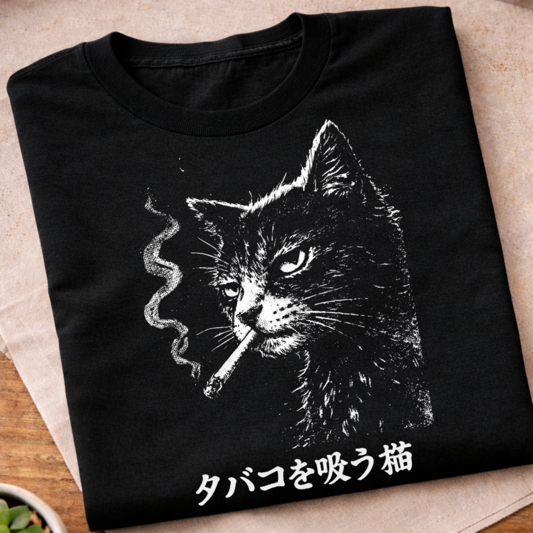 The Smoking Cat T-Shirt