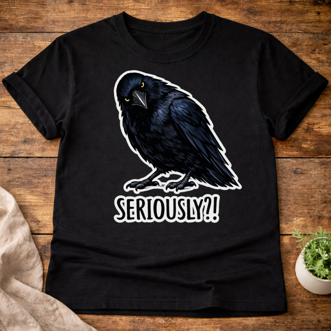 Funny Raven's Question T-Shirt