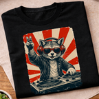 Raccoon DJ T-Shirt