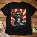 Raccoon DJ T-Shirt