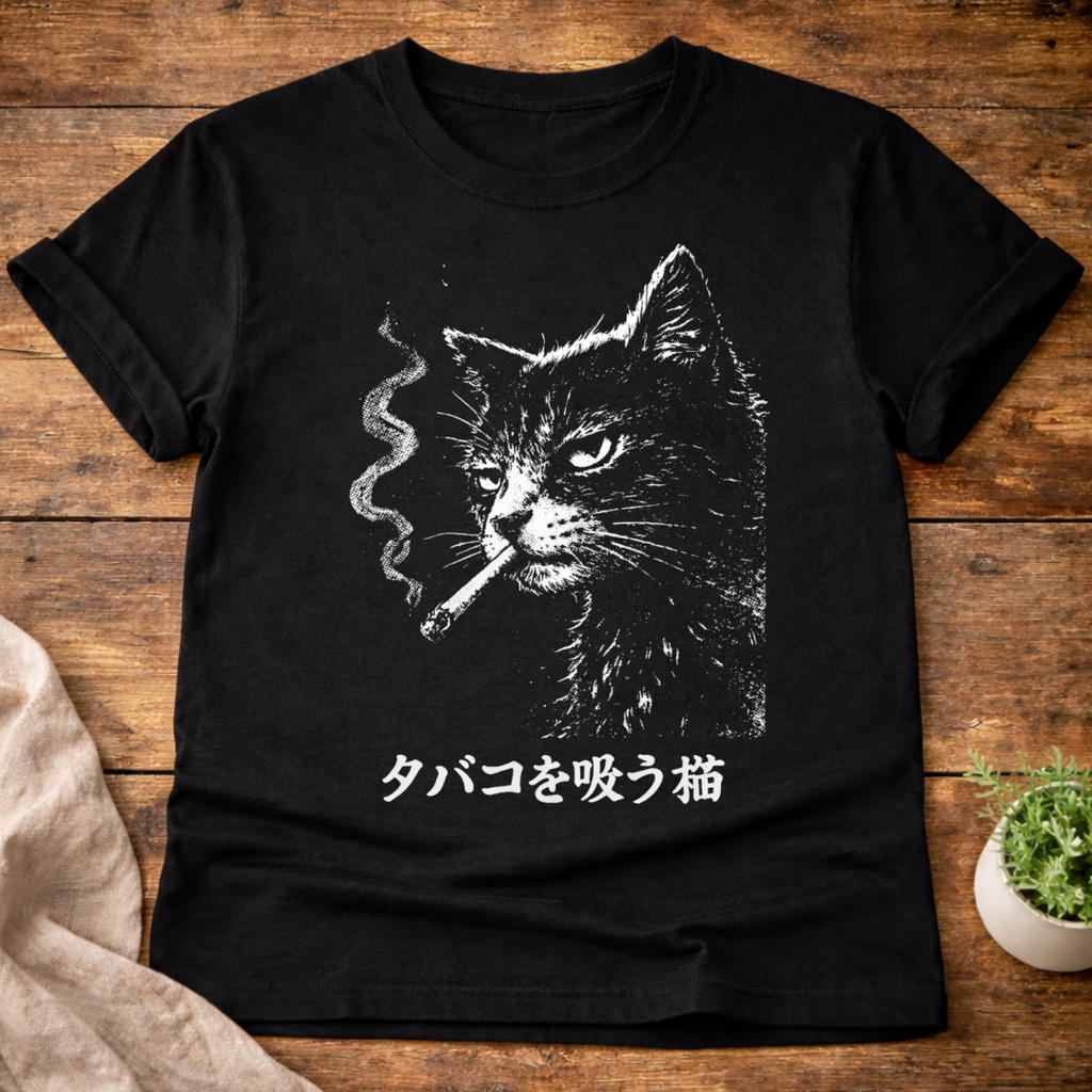 The Smoking Cat T-Shirt