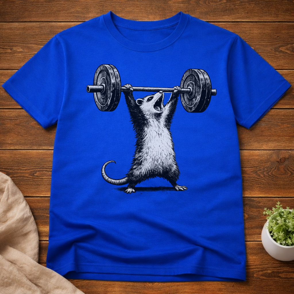 Deadlift Raccoon T-Shirt