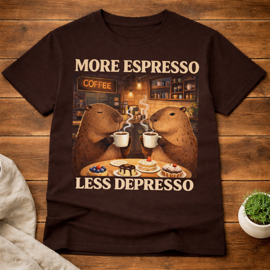 More Espresso Less Depresso T-Shirt