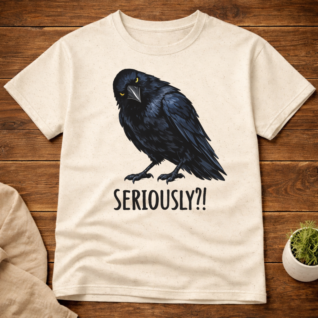 Funny Raven's Question T-Shirt