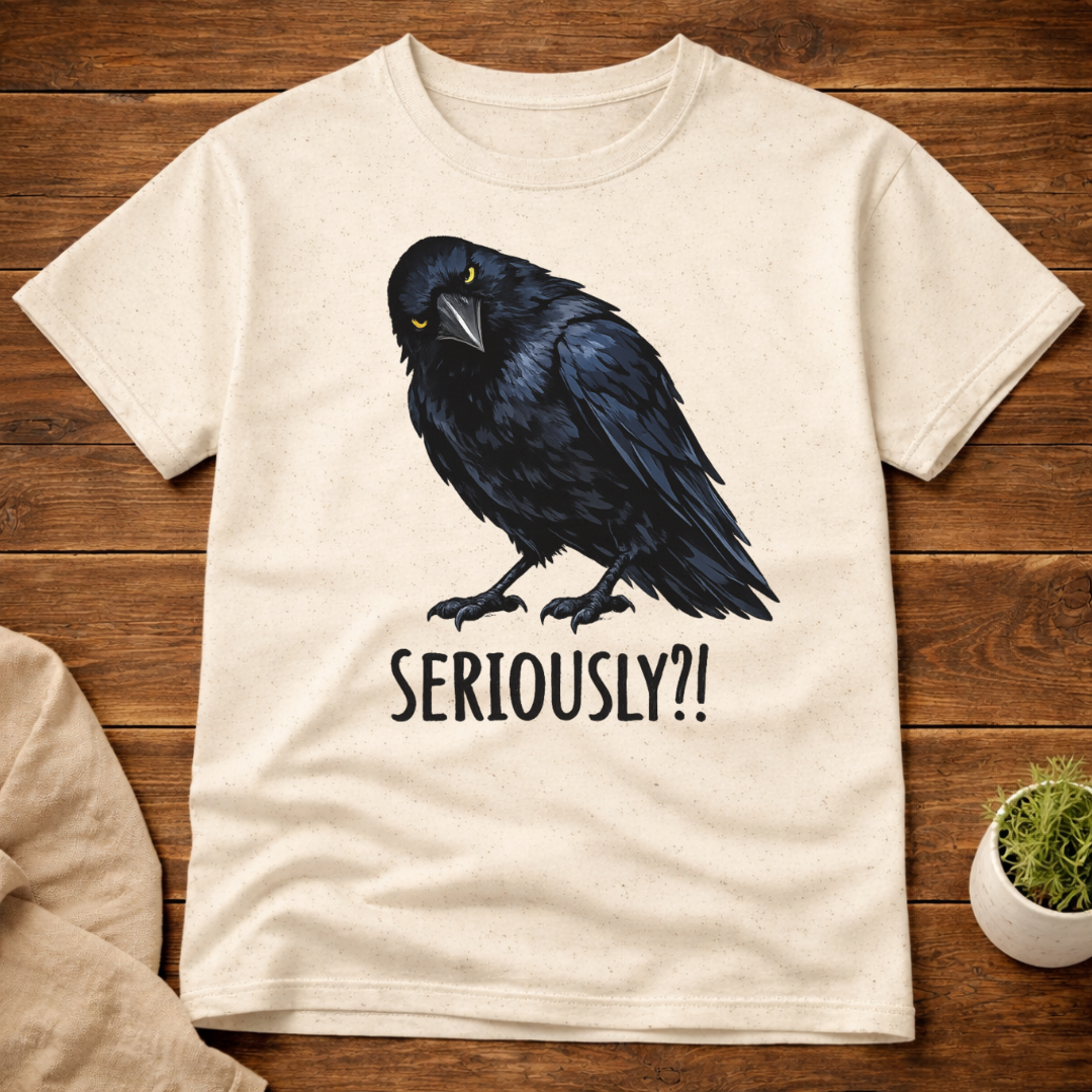 Funny Raven's Question T-Shirt