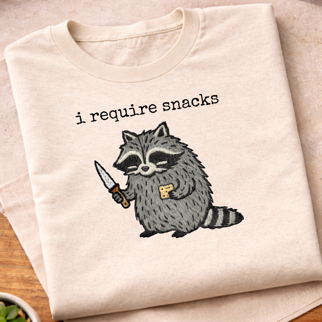 I Require Snacks T-Shirt