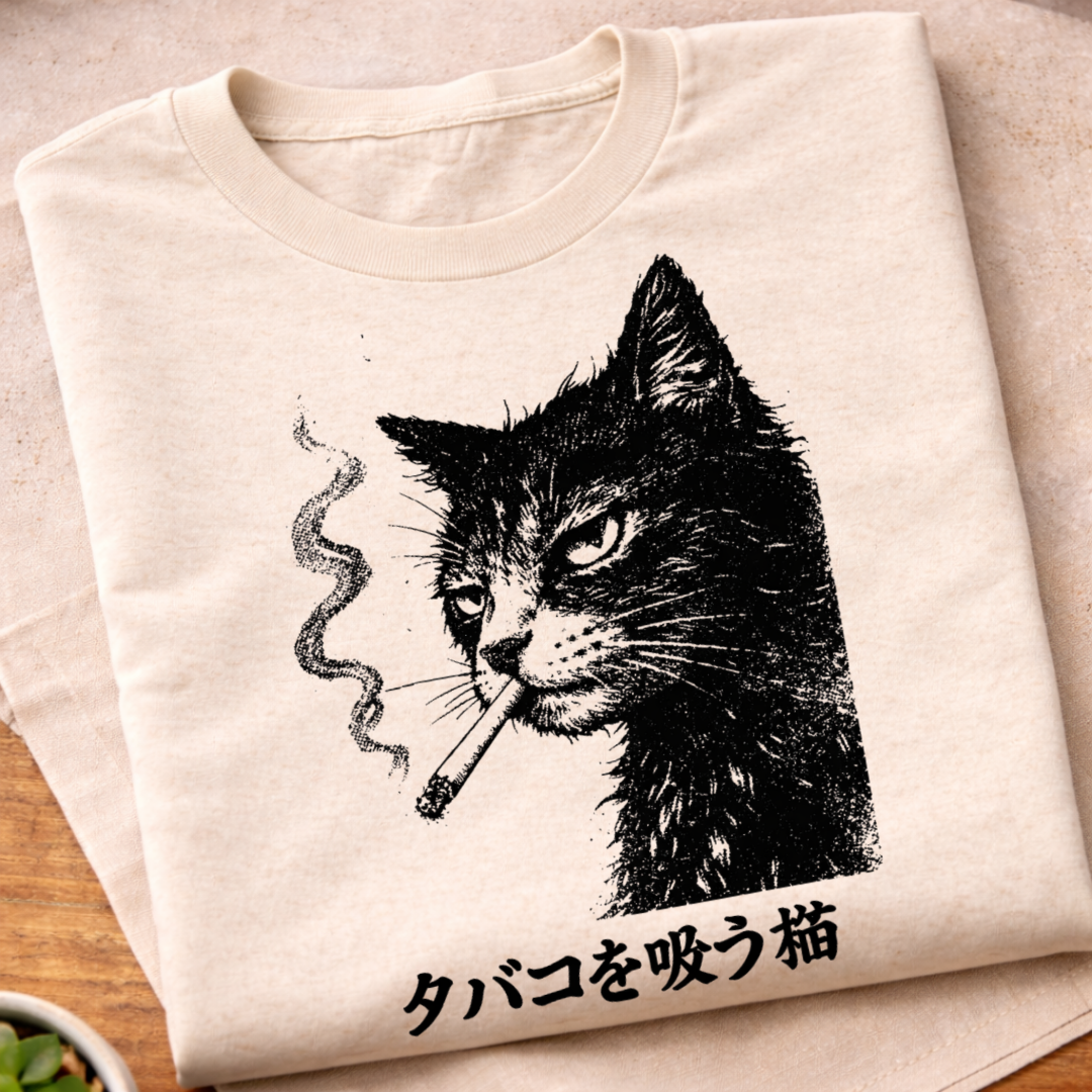 The Smoking Cat T-Shirt