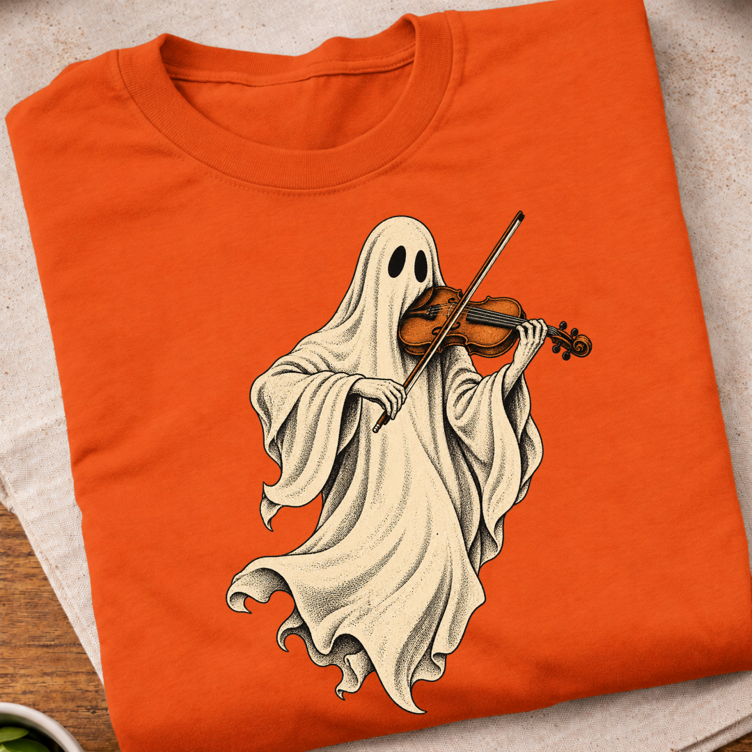 Ghost Violin Player T-Shirt