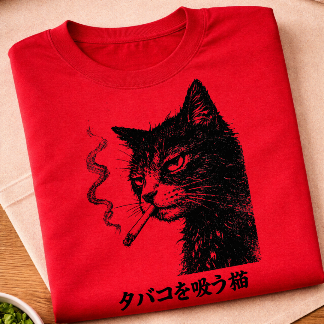 The Smoking Cat T-Shirt