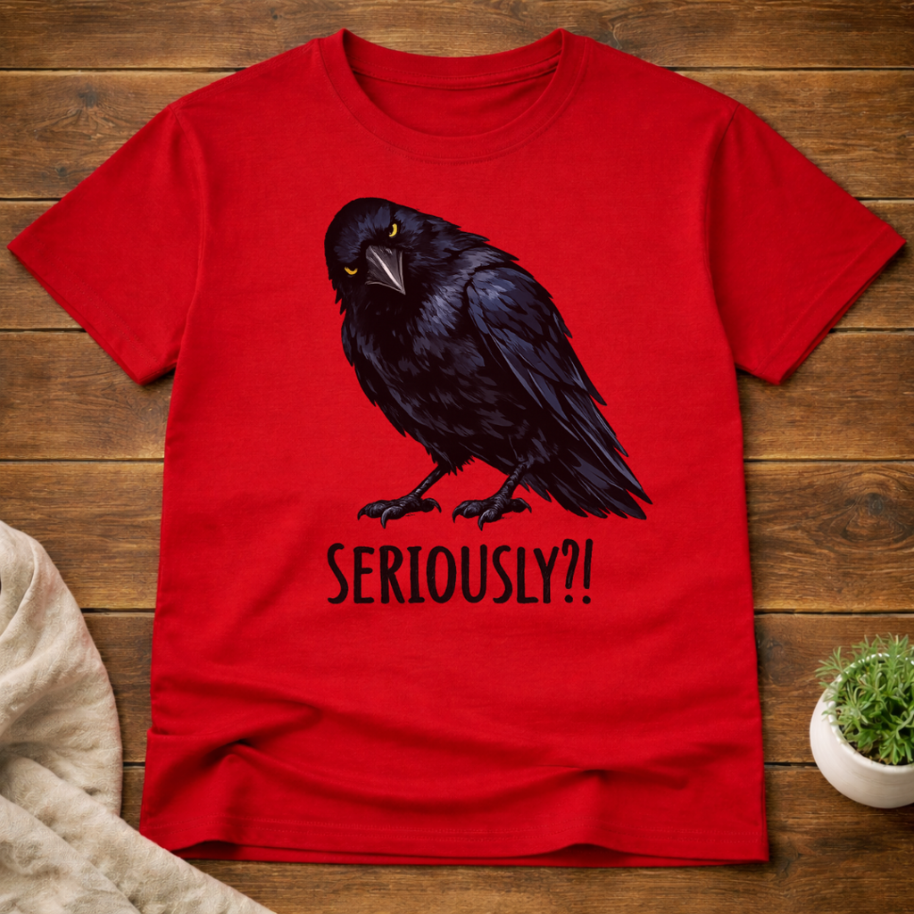 Funny Raven's Question T-Shirt