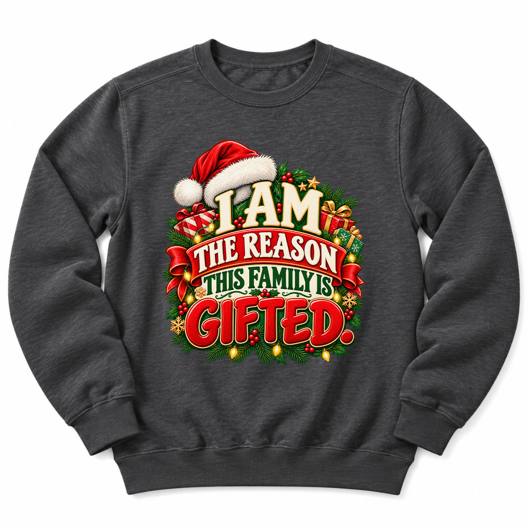 Family Is Gifted Christmas Sweatshirt
