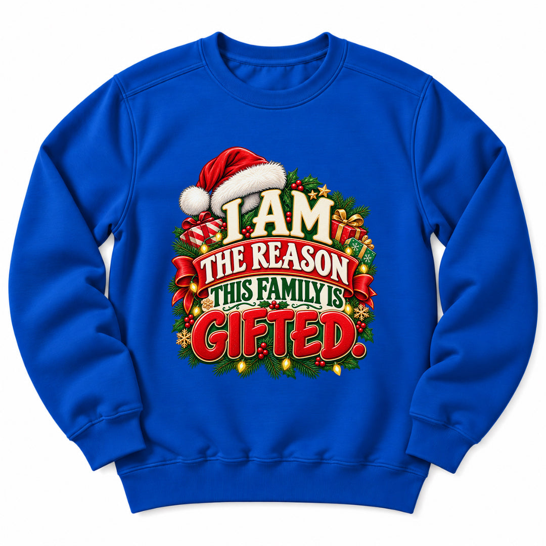 Family Is Gifted Christmas Sweatshirt
