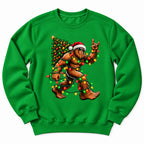 Christmas Bigfoot Festive Lights Sweatshirt
