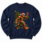 Christmas Bigfoot Festive Lights Sweatshirt