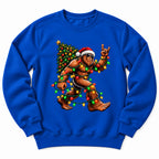 Christmas Bigfoot Festive Lights Sweatshirt