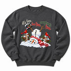 Snowman Im Fine Everything Fine Sweatshirt