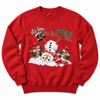 Snowman Im Fine Everything Fine Sweatshirt