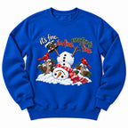 Snowman Im Fine Everything Fine Sweatshirt