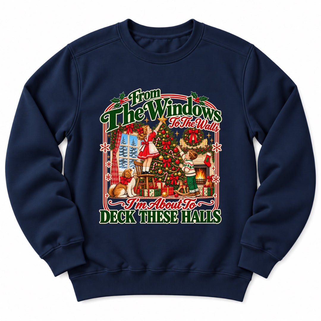 From Windows To Deck Halls Sweatshirt