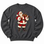 Santa Playing Violin Sweatshirt