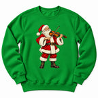 Santa Playing Violin Sweatshirt