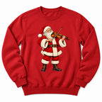 Santa Playing Violin Sweatshirt