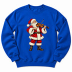 Santa Playing Violin Sweatshirt