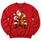 Santa Playing Cello Sweatshirt