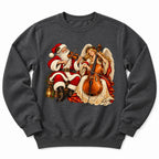Santa Angel Cello Duet Sweatshirt