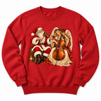 Santa Angel Cello Duet Sweatshirt