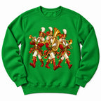 Christmas Brass Band Musicians Sweatshirt