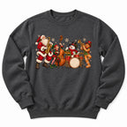 Christmas Santa Music Band Sweatshirt