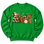 Christmas Santa Music Band Sweatshirt